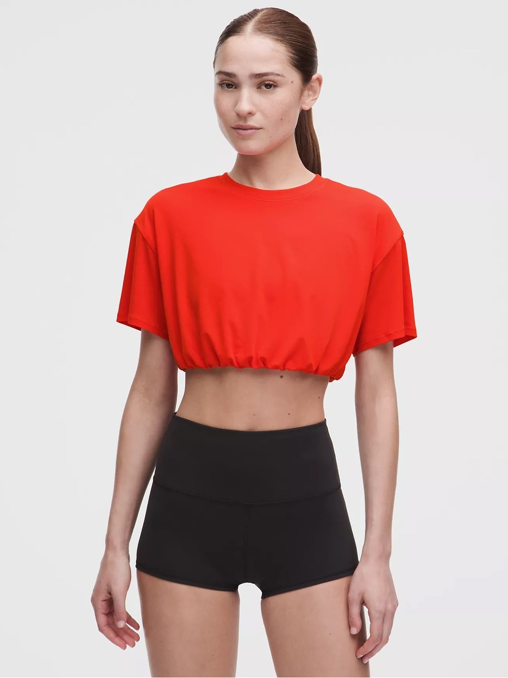 Lululemon Jersey Training Super-Cropped T-Shirt